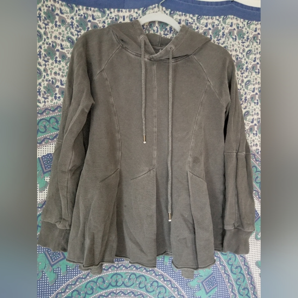 Anthropology grey hoodie
